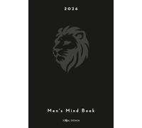 Men's Mind Book - Löwe, schwarz - Hardcover: Multifunktions-Geschenk für Männer. Praktisch: Notizen, Kalender, Projekte. Entspannen: Rätsel, Malen, Dichten, Knobeln