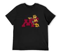 Men's Mlsker Funny University of Minnesota Golden Gophers Gophs T-Shirts Black M