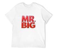 Men's Mr. Big Metal Rock T-Shirts White XL