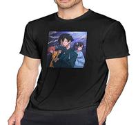 Men's My Teen Romantic Comedy Snafu New Summer Slim Short Sleeve Retro Fashion 3D Printed T-Shirts Black XL