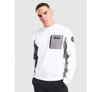 Mens Napapijri Belk Crew Sweatshirt - Bianco, bianco XXL
