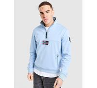 Mens Napapijri Felpa 1/2 Zip Bastien - Marrone, marrone XL