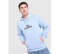 Mens Napapijri Felpa con Cappuccio Bory Logo - Blu, blu XL