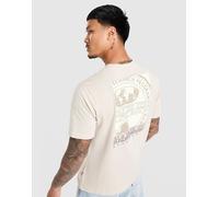 Mens Napapijri Maglia Back Box Graphic Bollo - Marrone, marrone M