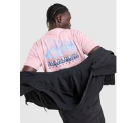 Mens Napapijri Maglia Back Graphic - Rosa, rosa M