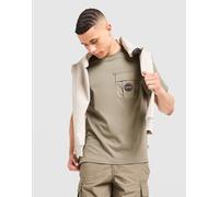 Mens Napapijri Maglia Linton Pocket - Verde, verde XXL