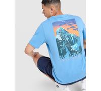 Mens Napapijri Ruckert Mountain T-Shirt - Blu, blu XL
