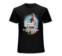 Men's NBC We Can Rebuild Him We Have The Technology The Six Million Dollar Man Crew Neck Unisex Short Sleeve T-Shirt M