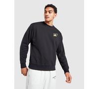 Mens New Balance Felpa Girocollo Neon - Nero, nero L