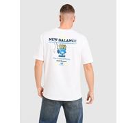 Mens New Balance Maglia Chippy - Bianco, bianco L