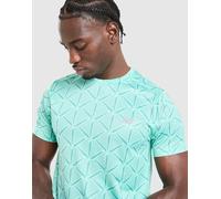 Mens New Balance Maglia Essential All Over Print - Verde, verde L
