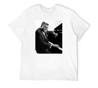 Men's New Fats Domino Piano Ain't That A Shame T Shirt White 3XL