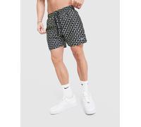 Mens Nike Costume da bagno Swoosh Link Fade - Nero, nero XXL