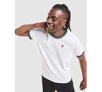 Mens Nike Court Ringer T-Shirt - Bianco, bianco L