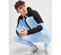 Mens Nike Felpa con Cappuccio 1/4 Zip Performance - Blu, blu L