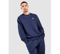 Mens Nike Felpa Girocollo Foundation - Blu, blu XS