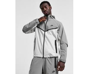 Mens Nike Giacca Sportiva con Cappuccio Tech Woven Full Zip - Grigio, grigio S