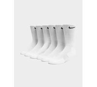 Mens Nike Set 6 Calze Crew Allenamento Everyday - Bianco, bianco 38 - 42