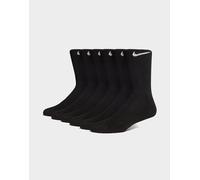 Mens Nike Set 6 Calze Crew Allenamento Everyday - Nero, nero 34 - 38