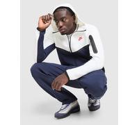Mens Nike Tech Fleece Full Zip Hoodie - Bianco, bianco M