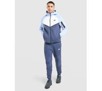 Mens Nike Tech Mix Full Zip Hoodie - Blu, blu M