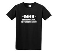 Men's No I'm Not On Steroids But Thanks for Asking. Workout Exercise Short Sleeve T Shirt T-Shirts Black M