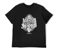 Men's Novelty Werewolves Not Swearwolves Men 100% Cotton What We Do in The Shadows Short Sleeve Tee Shirt Gift Tops Black T-Shirts Black L