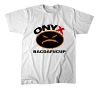 Men's Onyx Logo Hardcore Hip Hop Rap Music Band Retro T Shirt L