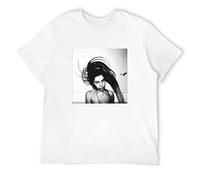 Men's P=J H.AR_Ve=Y R-I.D of Me Musician Singer Composer Tee Men Tee Unisex Top Teessuitable for Daily Casual Wear,Office,School,Party T-Shirts White M