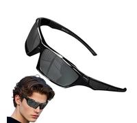 Men's Polarized Sunglasses, Sun Protection Eyewear, Comfortable Fashion Frame, Lightweight Resistance, UV400 Lens Shield, Great for Outdoor Sports Like Driving or Fishing Trips