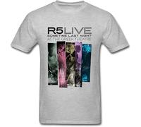 Men's Pop Rock R5 Band Live At The Greek T Shirt Grey M