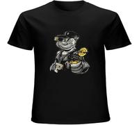Men's Popeye Gangster T-Shirt Hero Assorted Colors Must Adult Black S