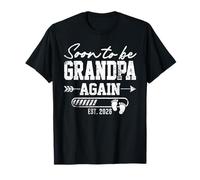 Mens Presto per essere di nuovo nonno est. 2026 Baby For New Dad Maglietta