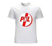 Men's Public Image Limited PIL Logo Fashion T-Shirts White XXL