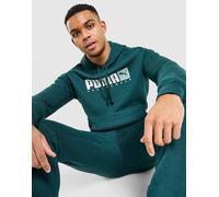 Mens PUMA Felpa con Cappuccio Core Sportswear - Verde, verde M