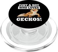 Mens Reptile Boy Who Loves Leopard Geckos Lover PopSockets PopGrip per MagSafe