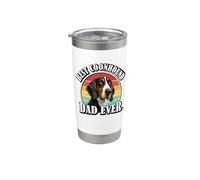 Mens Retro Vintage Best Treeing Walker Coonhound Dad Lover Bicchiere termico in acciaio inox doppia parete