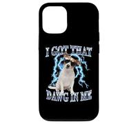 Mens Retro Vintage Heavy Metal Rock Jack Russell Terrier Dog Custodia per iPhone 12/12 Pro