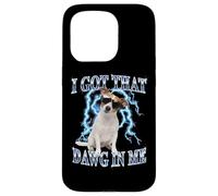 Mens Retro Vintage Heavy Metal Rock Jack Russell Terrier Dog Custodia per iPhone 15 Pro