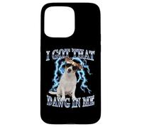 Mens Retro Vintage Heavy Metal Rock Jack Russell Terrier Dog Custodia per iPhone 15 Pro Max
