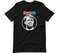 Men's Robert Bobby Kennedy Politics Tee Shirt Short-Sleeve Unisex T-Shirts Black L