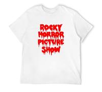 Men's Rocky Horror Picture Show Herren Damen Oversized T-Shirts White M