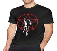 Mens Rush Starman T-Shirt T-Shirt Men Round Neck Clothing Black M