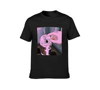 Men's Sad Anime Vaporwave - Aesthetic Japan Otaku Printed T-Shirts Black S