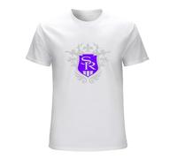 Men's Saints Row Third Crest Logo Men Cotton Blend Shirt T-Shirts White S