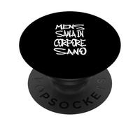 Mens sana in corpore sano - latino fitness motivazione PopSockets PopGrip Adesivo