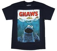 Men's Sesame Street Cookie Monster GNAWS T-Shirt Large