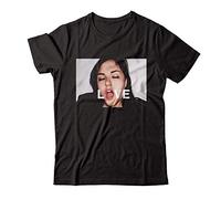 Mens Short Sleeve Grey T-Shirt Sasha Love Top O-Neck Oversize Style Funny T Shirt_BlackXL011