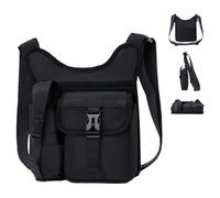 Men's Shoulder Bag - Fashion Messenger Style Pack, Multi Pocket Storage Layout, Breathable Back Support Panel, Durable Wear Proof Fabric | Utility Bag for Business, Sports, Outdoor Adventure