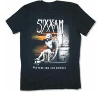 Men's Sixx A.M. AM Prayers Cover World Tour 2016 T Shirt New Band Black L